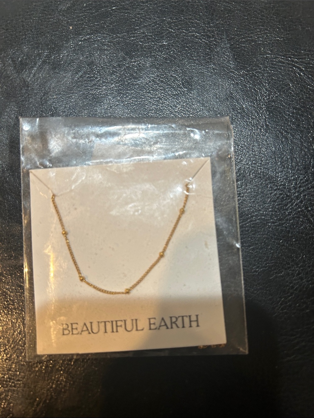 Delicate Gold Beaded Necklace - Women's Jewelry